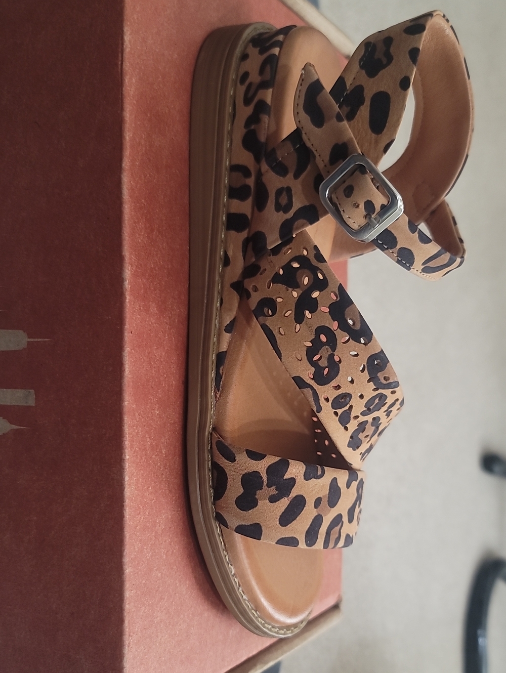 Miz Mooz Leopard Print Sandals